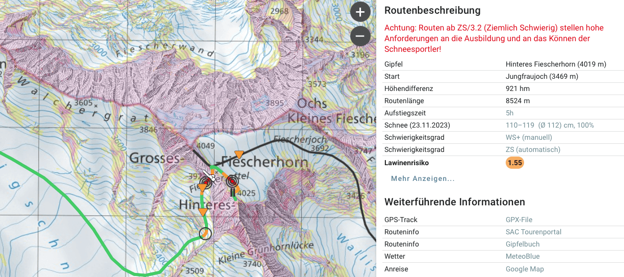 Routen Zeichnen Skitourenguru Mit Neuem Feature Bergundsteigen