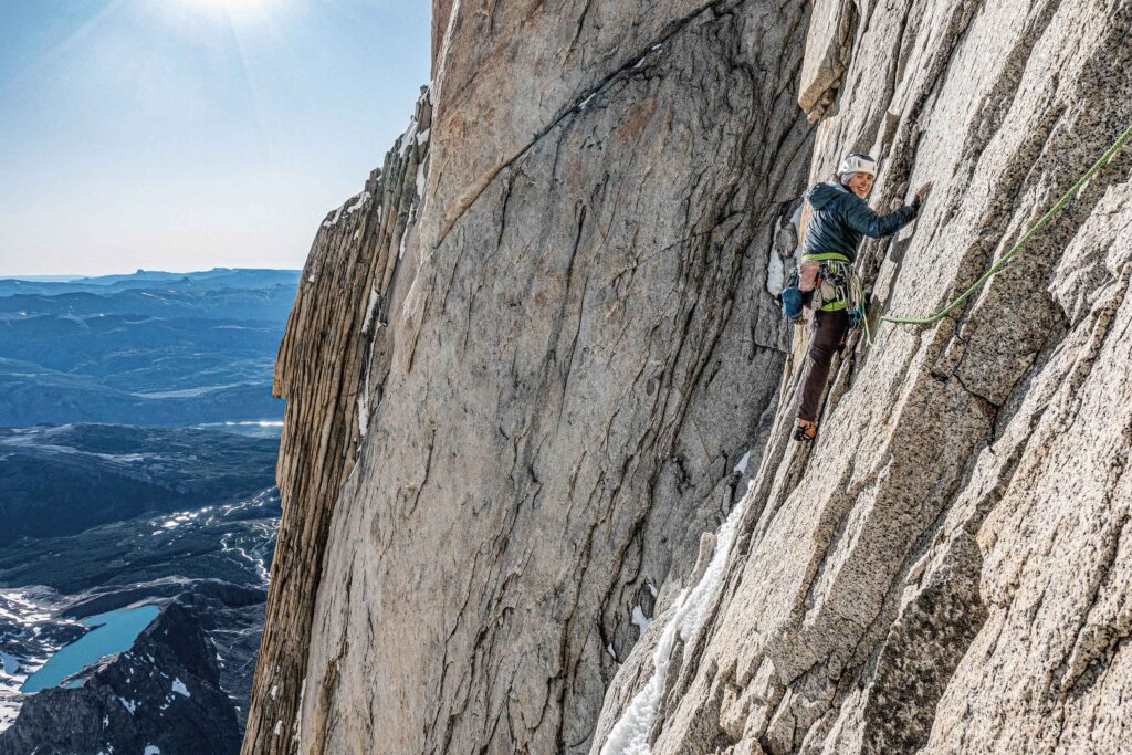 Laura Tiefenthaler Aguja Poincenot in Patagonien