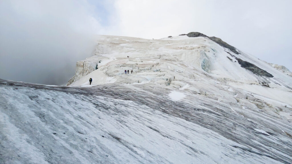 Blick zum Gipfel des Ortlers
