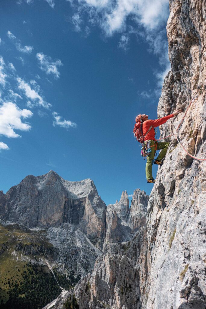 In den Dolomiten wird die Tradition mit Normalhaken noch hochgehalten
