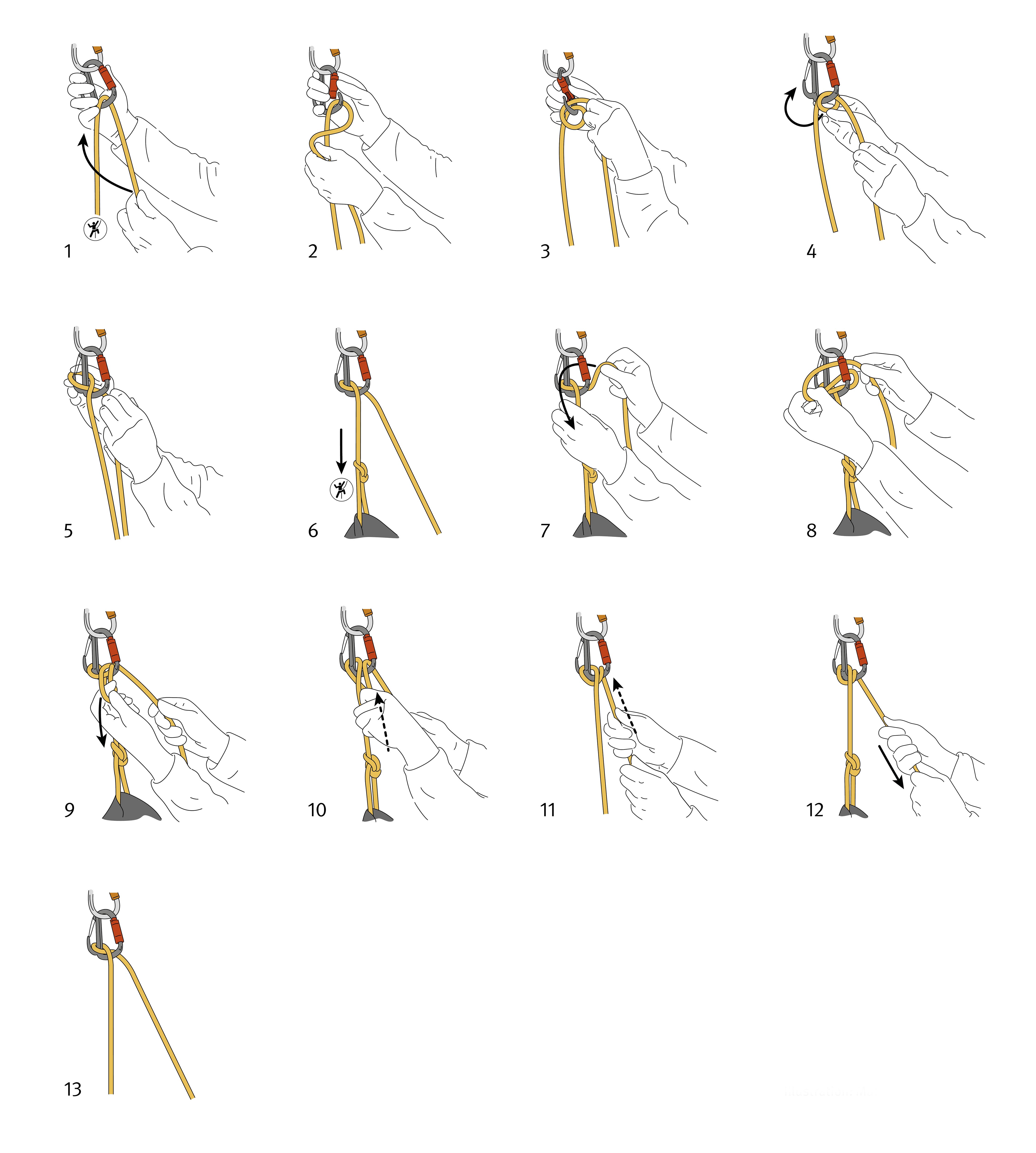 Illustration Stuflesser-Knoten