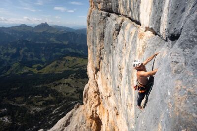 Alex Huber in der Route APasionata