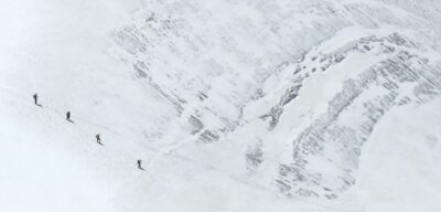 Hochtour im Gletschergebiet