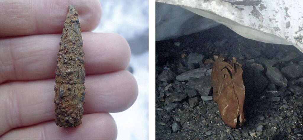 Relikte aus den Weltkriegen.