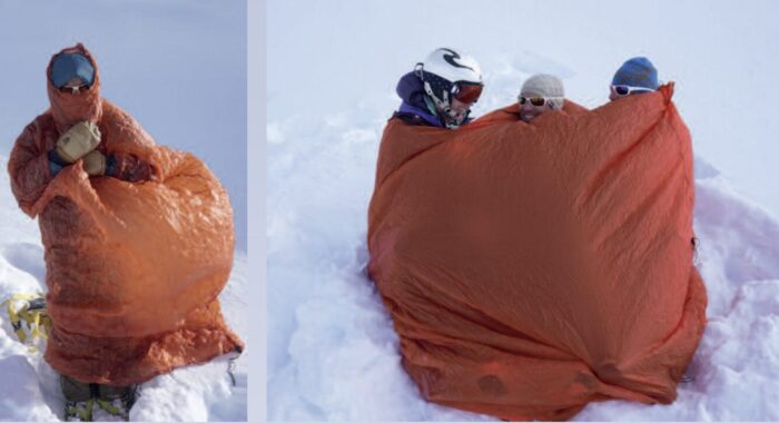 Verschiedene Biwaksack-Modelle