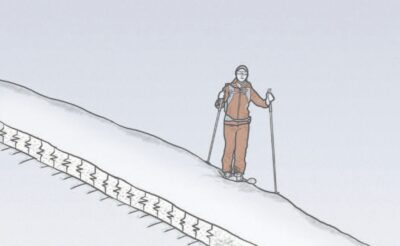 Modell der Schneedecke