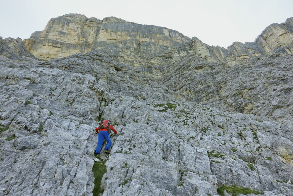 Zustieg zum Heiligkreuzkofel