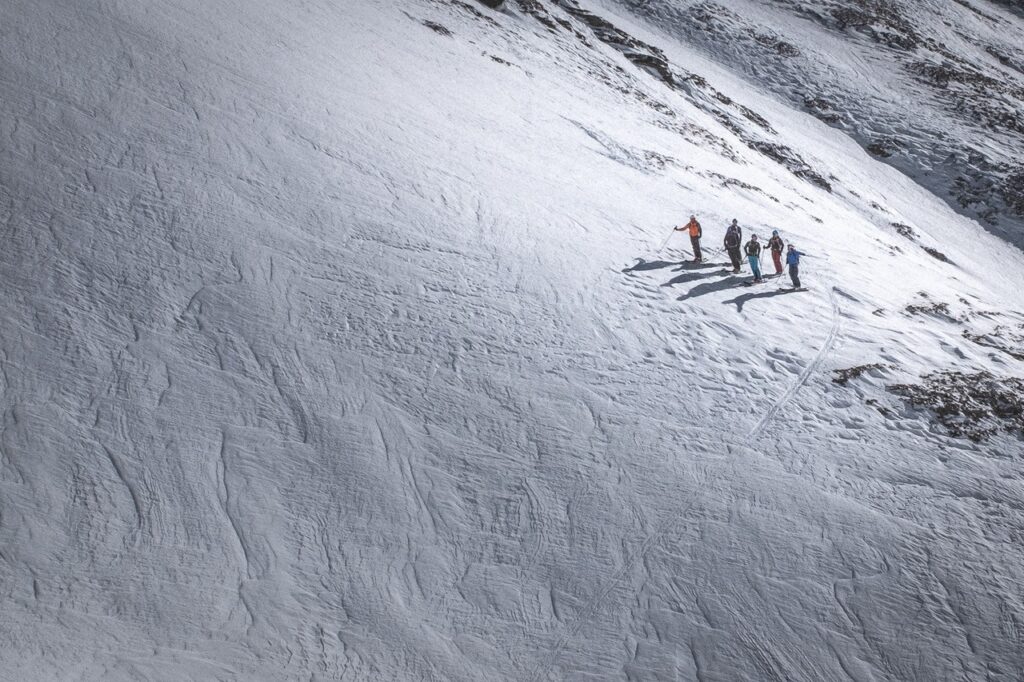 skitour im freien Gelände