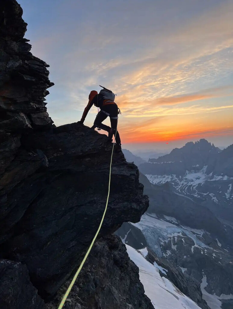 Nicolas Hojac und Adrian Zurbrügg auf ihrer großen Berner Traverse zwischen Eiger und Grosshorn