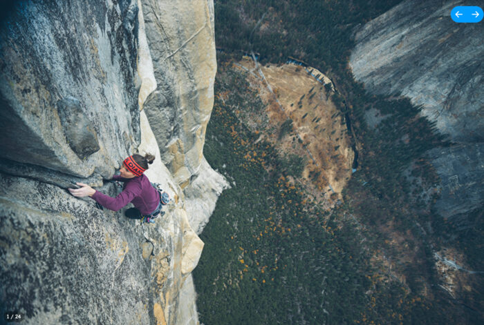 Babsi Zangerl schafft den Flash im Freerider am El Capitan