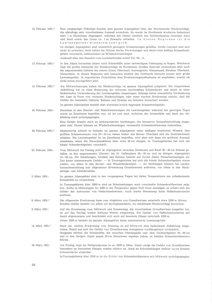 … sowie drei Wochen später im Februar und der Zeit danach. Foto: SLF