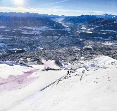 Foto nach Lawinenabgang auf der Nordkette