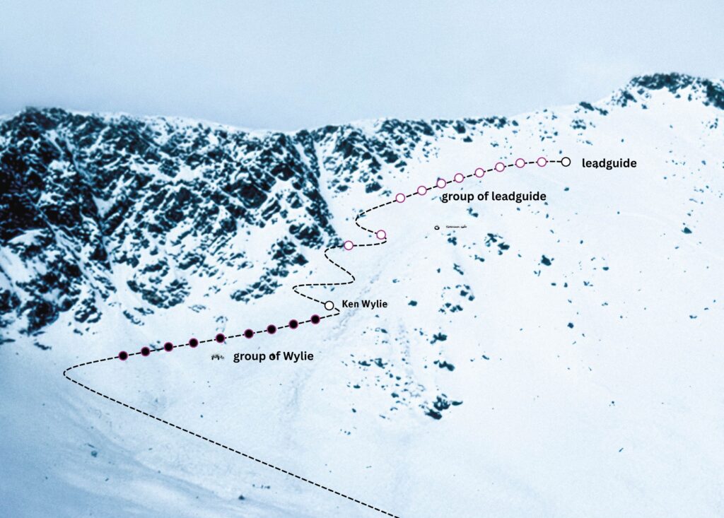 The nearly 300-meter-high slope of the so-called Traviata descent