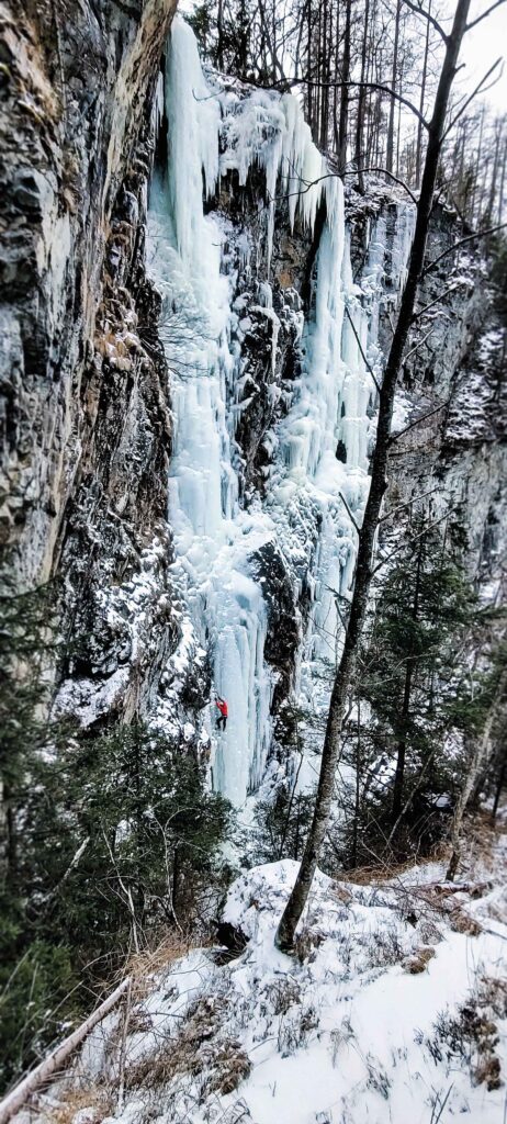 Eiskletterroute „Pfifikus“