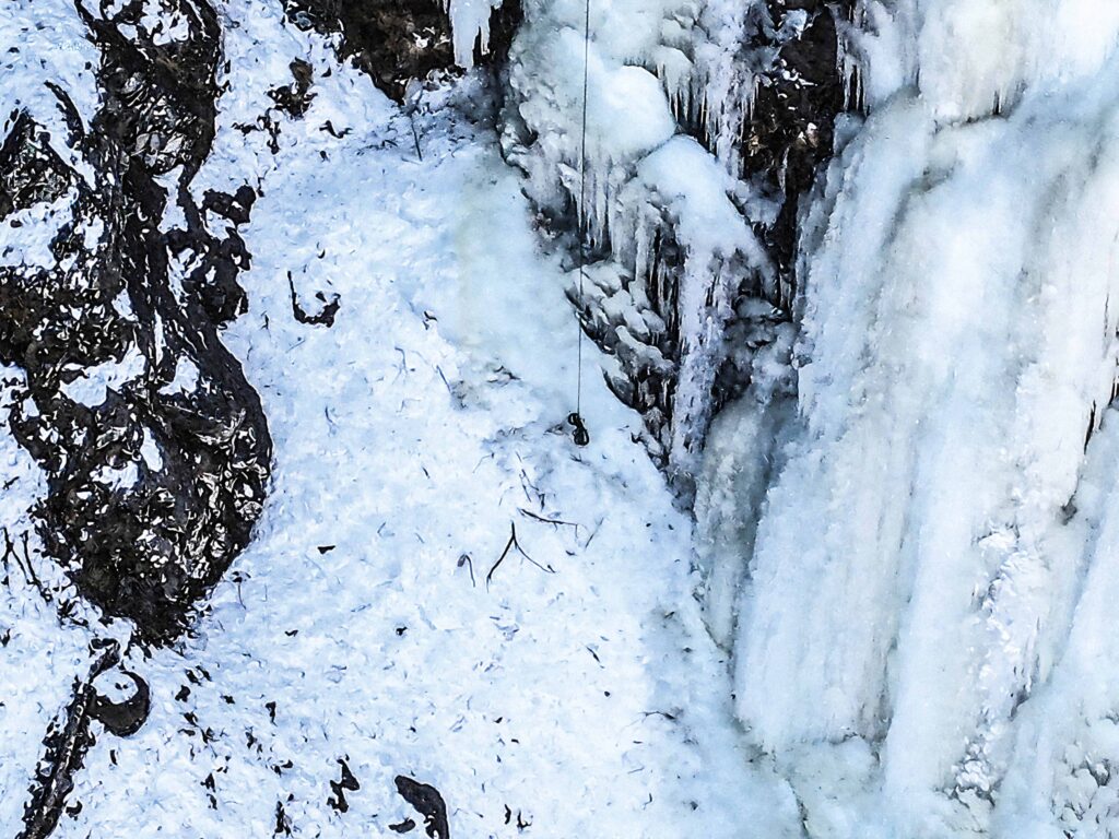 Restseil in Form einer Seilpuppe