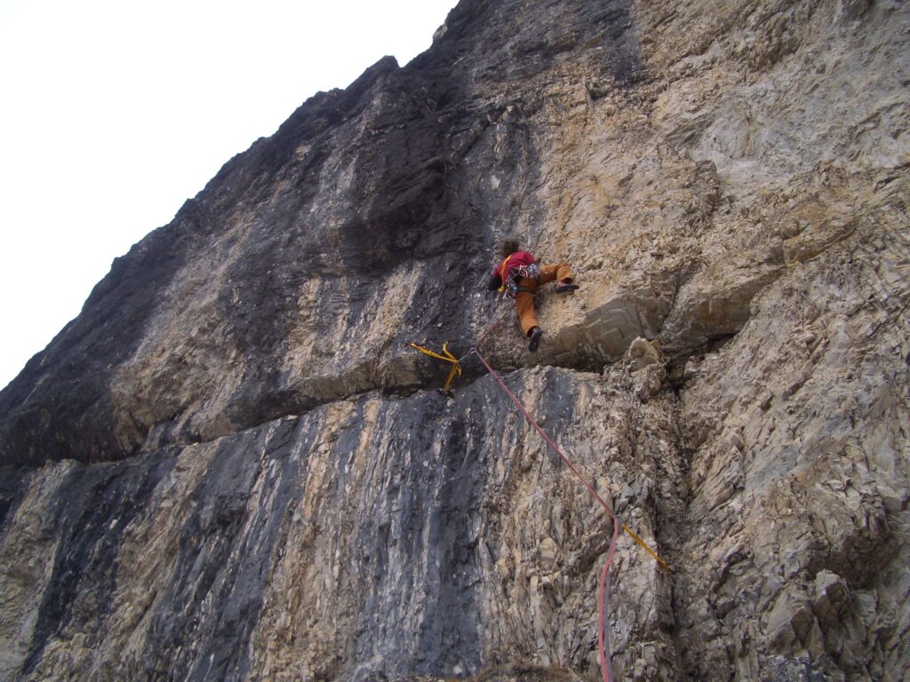 Erstbegehung am Kirchdach-Gschnitzer, Tribulaun 2005