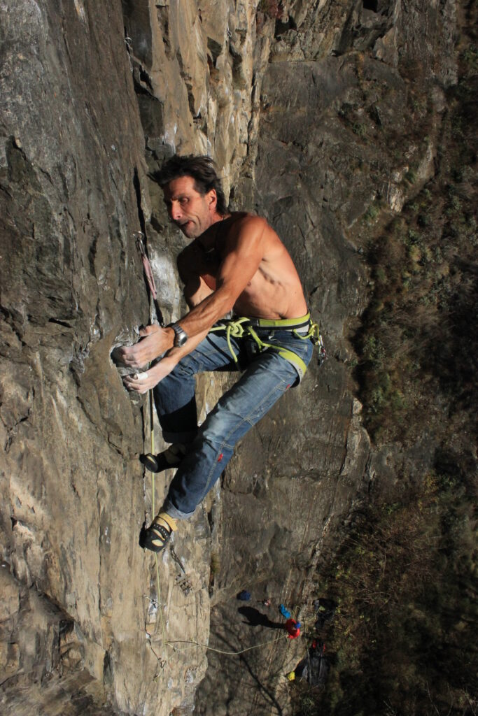 Sprechenstein-Kofel, Sterzing, Wams 7c+.