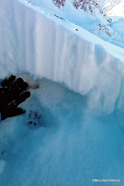 Frühwinterliches Schwimmschneefundament