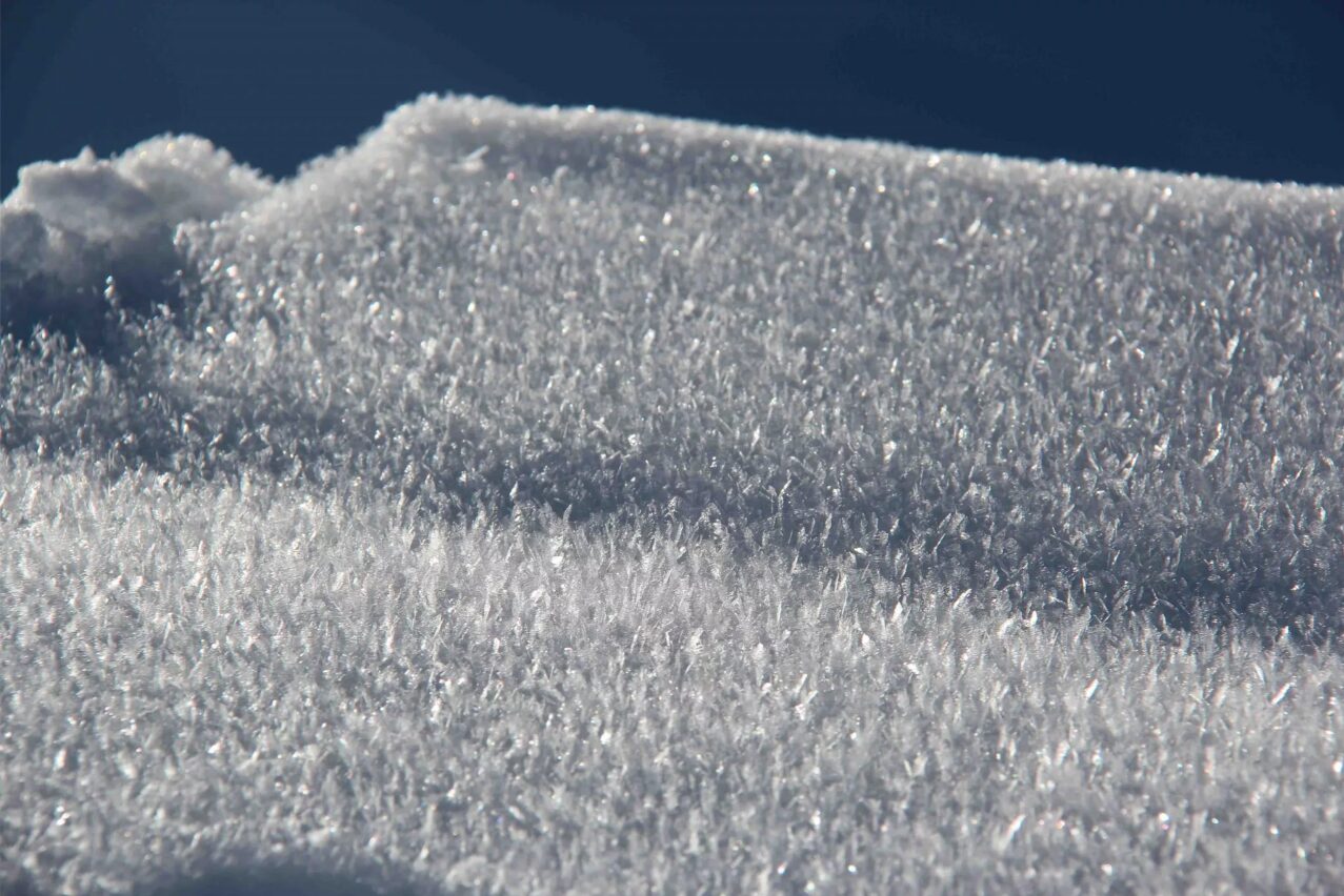 Typischer Oberflächenreif