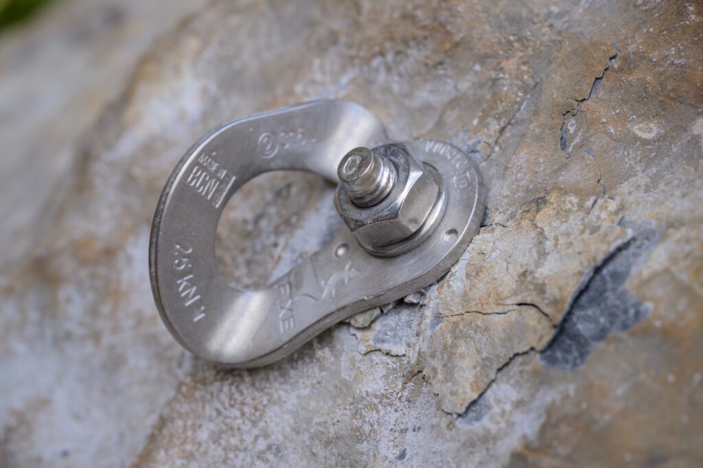 Looking closer while climbing. Credit: UIAA