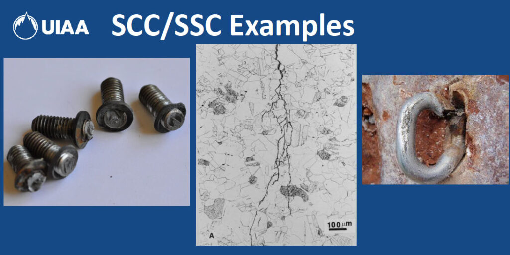 Slide from the presentation on Stress Corrosion
Photo credit: Stephen Gladieux/UIAA