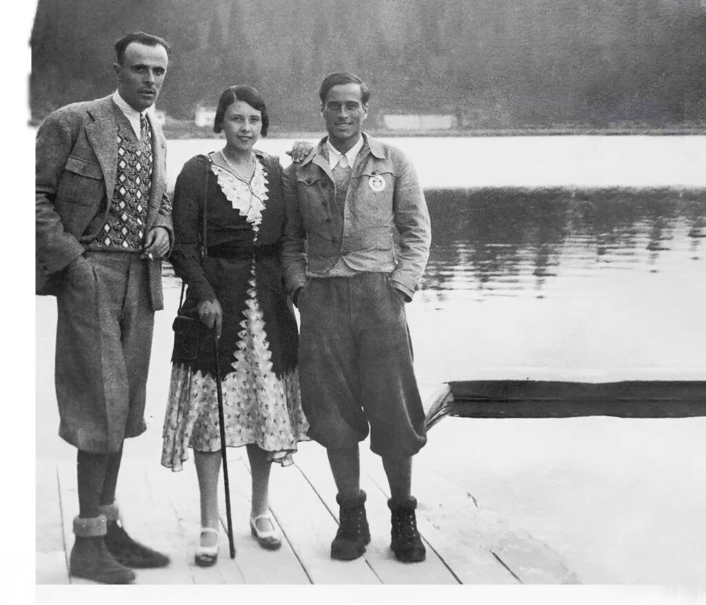 Emmy Eisenberg (später Hartwich-Brioschi) mit Preuß-Biograf Severino Casara