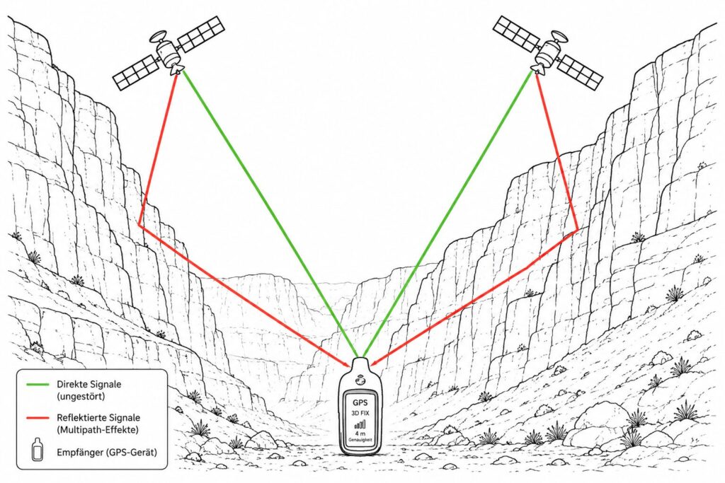 Prinzip des Multipath Effektes: