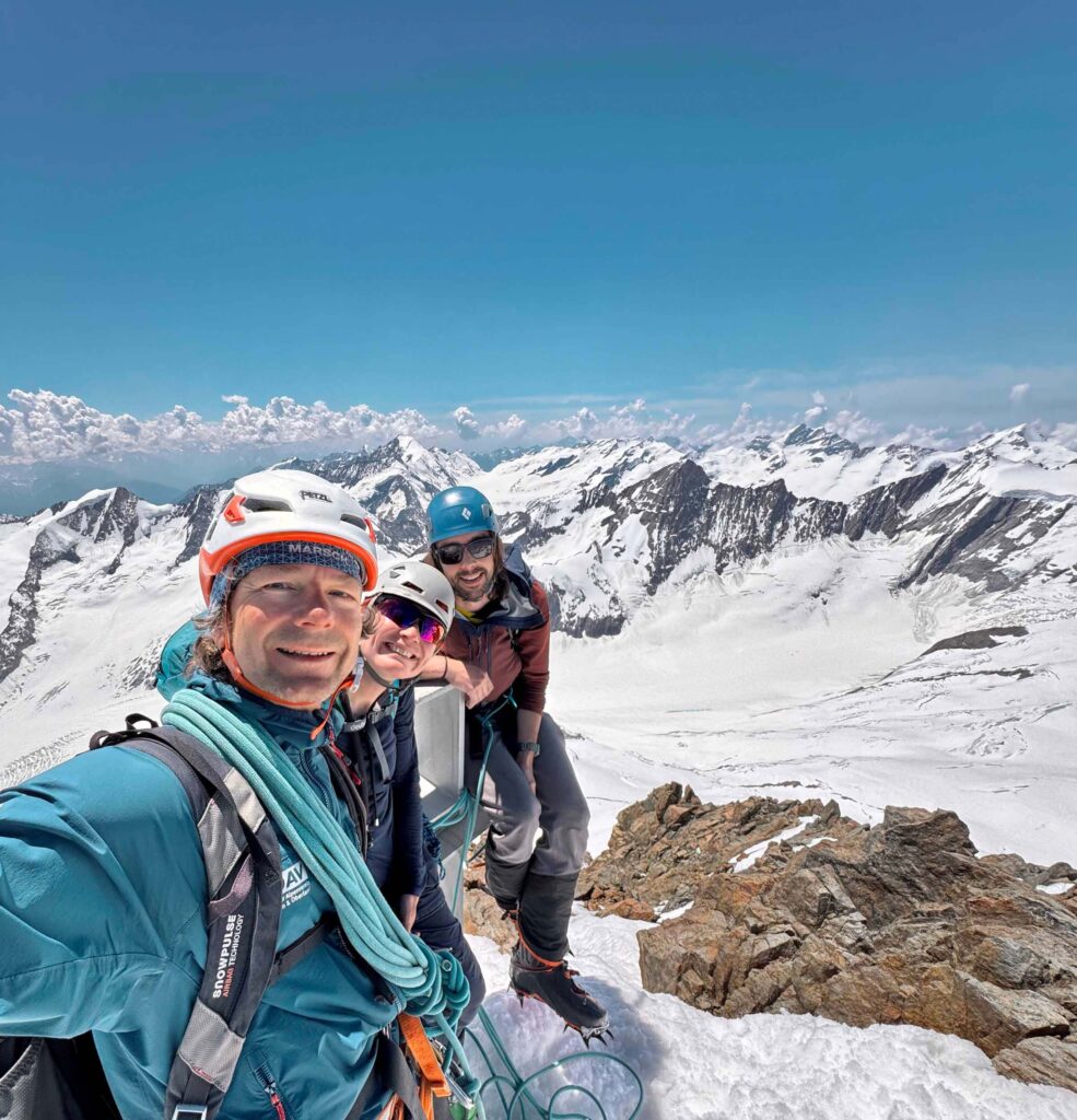 Gipfelselfie Schweizer Berge